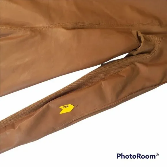 Rick Owens Calf Leather Asymmetrical Zip Jacket in Tan Honey Size 4 - Picture 15 of 16